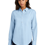 Women's Long Sleeve Modern Oxford Shirt