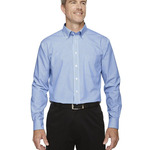 Men's Crown Collection® Banker Stripe Woven Dress Shirt